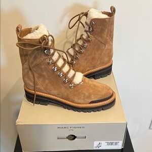 Marc Fisher Women's Tan Suede Boots